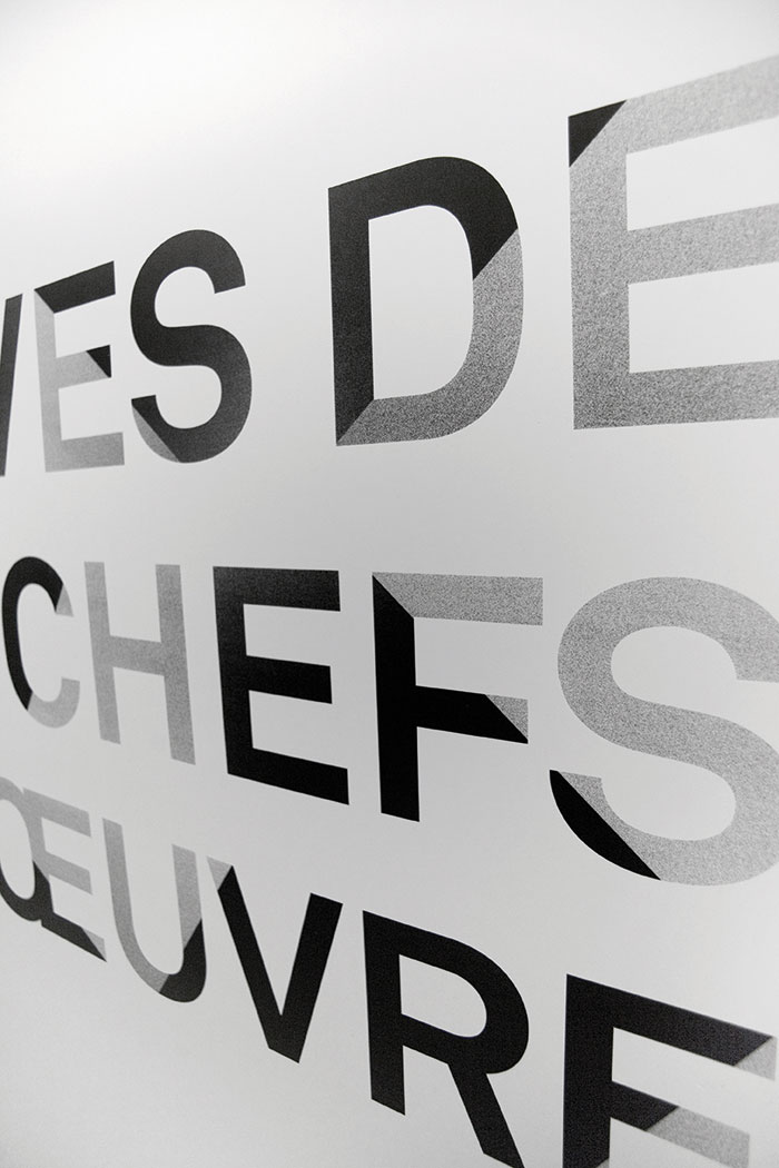 Centre Pompidou-Metz Chefs-d'oeuvre? - Signalétique - Les Graphiquants