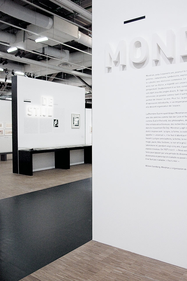 Centre Pompidou-Paris exposition - Mondrian / De-Stijl - Les Graphiquants