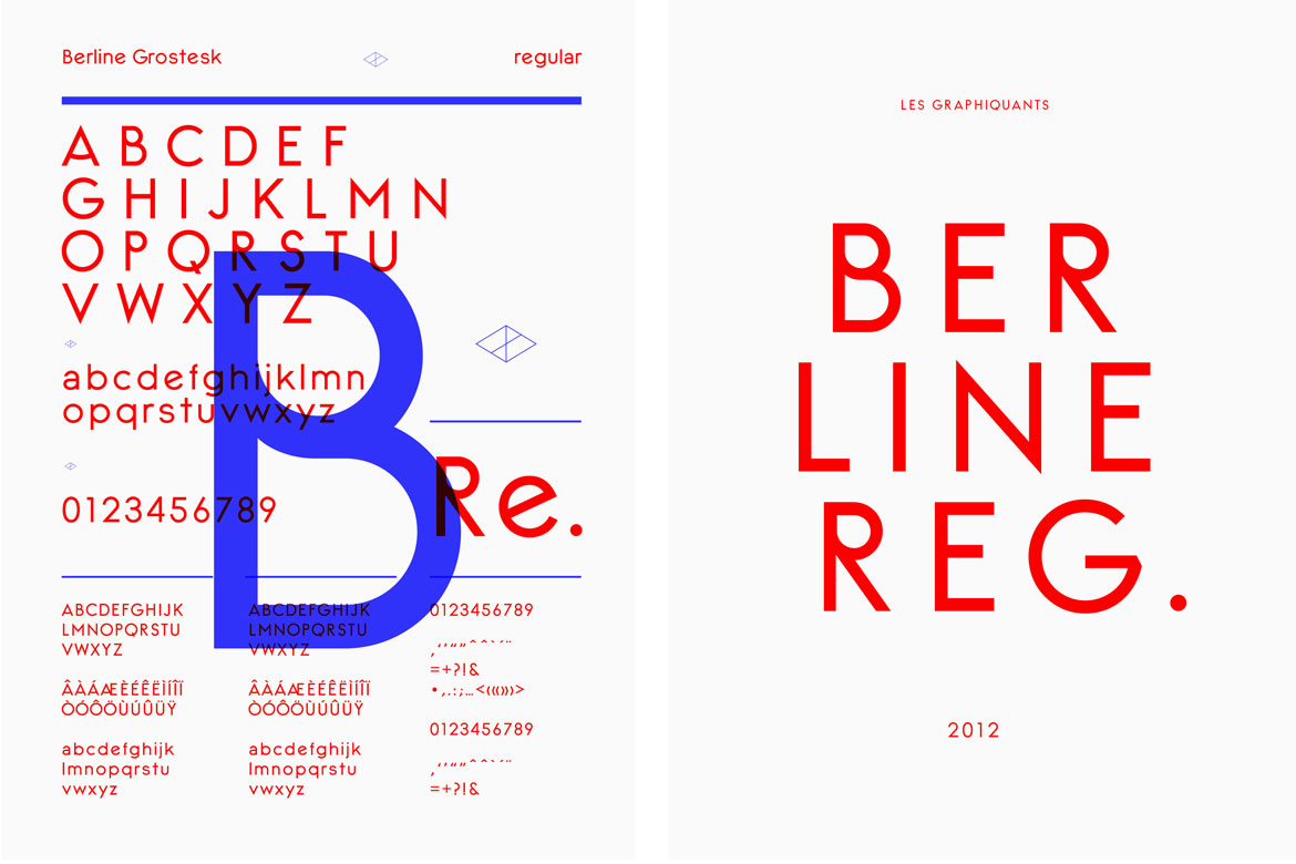 Typography - Berline - Les Graphiquants